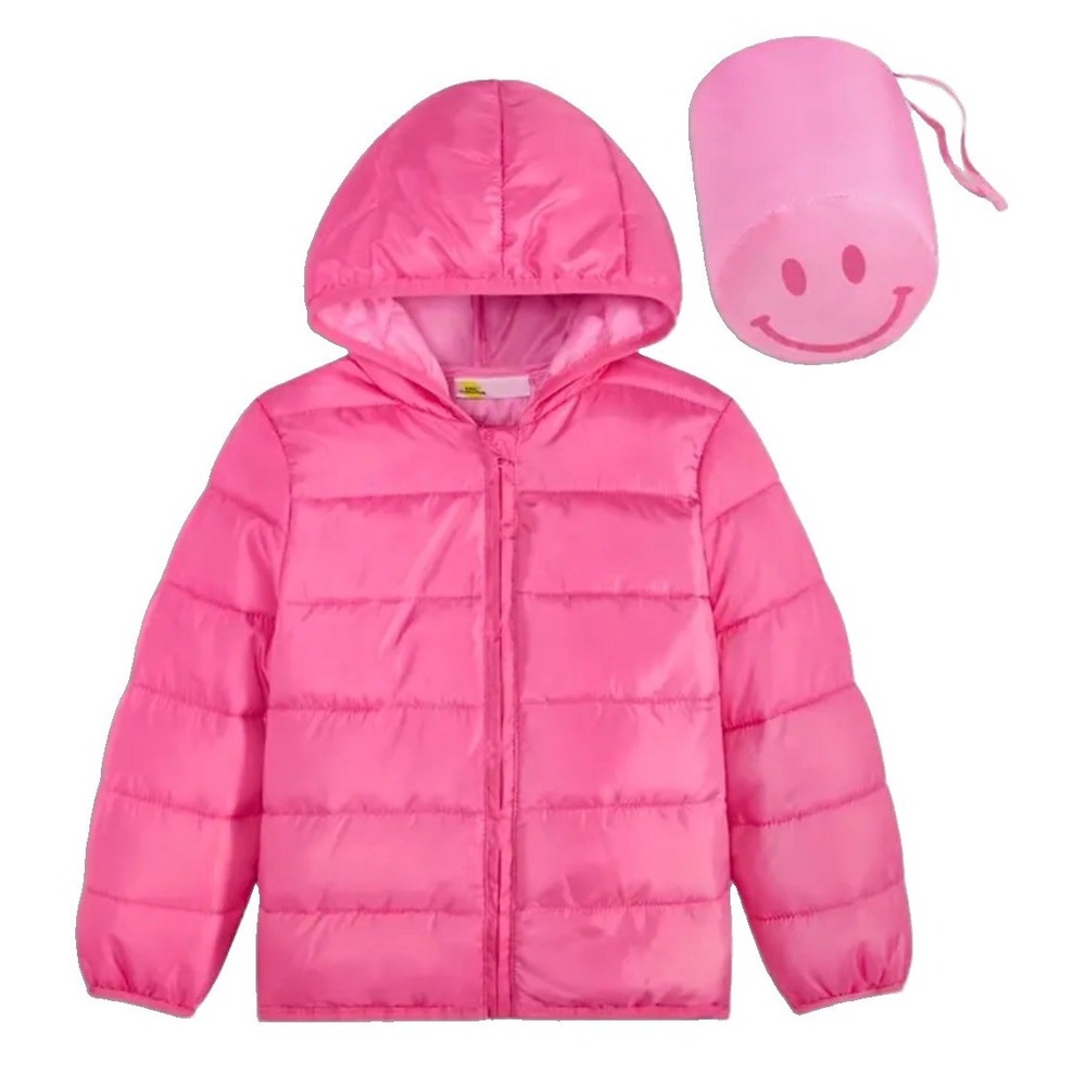 NEW Epic Threads Hot Pink Packable Jacket 2T